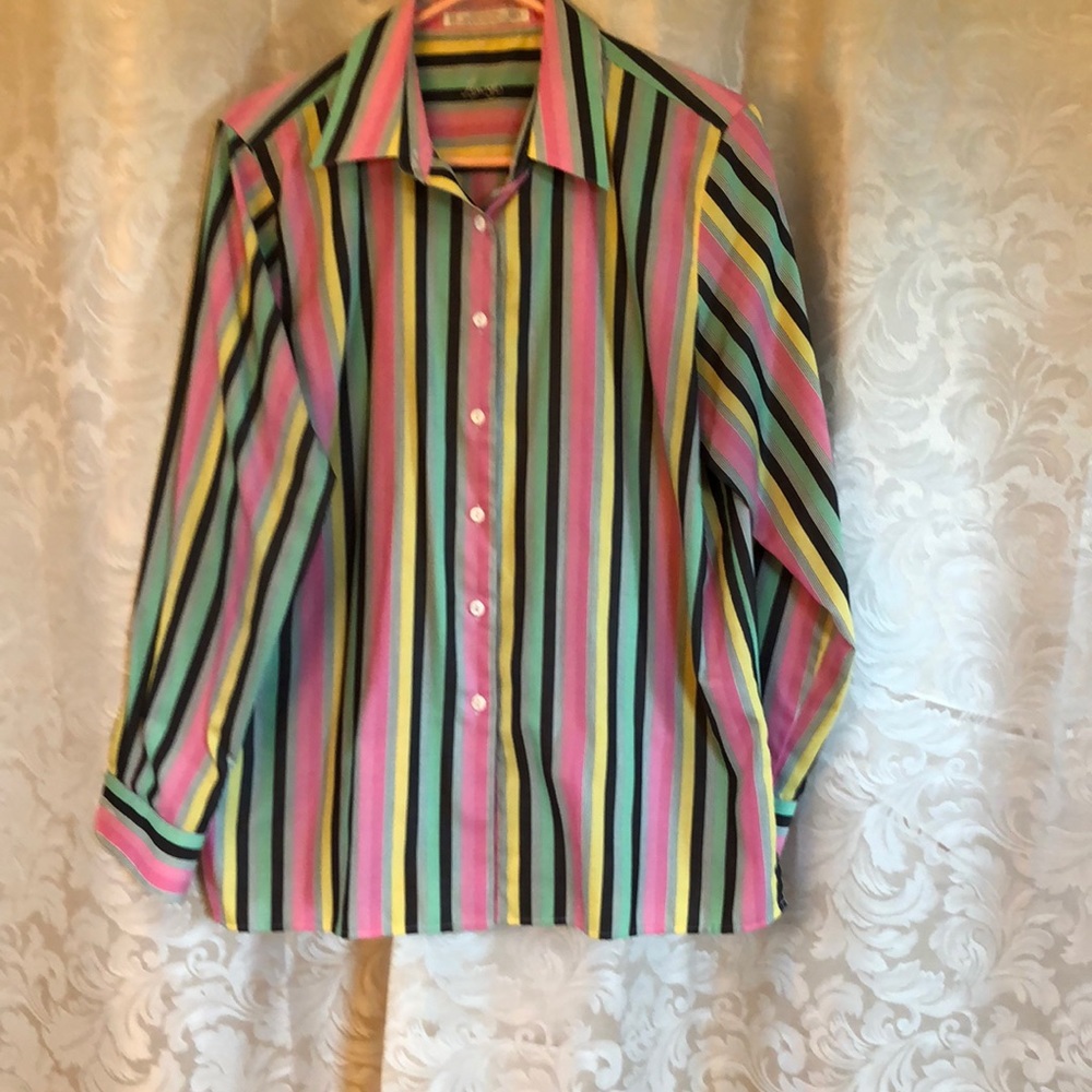 Foxcroft Button-up Blouse
